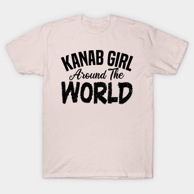 kanab girl around the world T-Shirt by mdr design